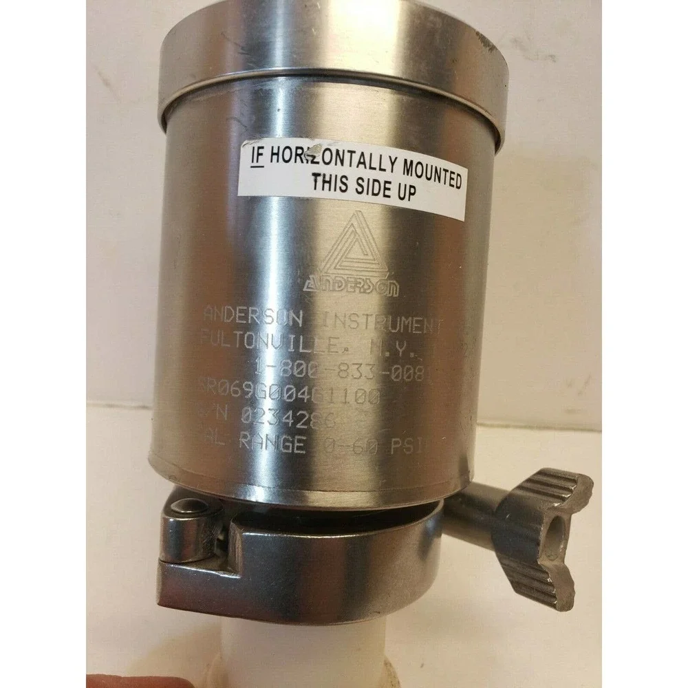 Anderson Negele Pressure Sensor Transmitter sr069G004G1100 Range 0-60 PSIG